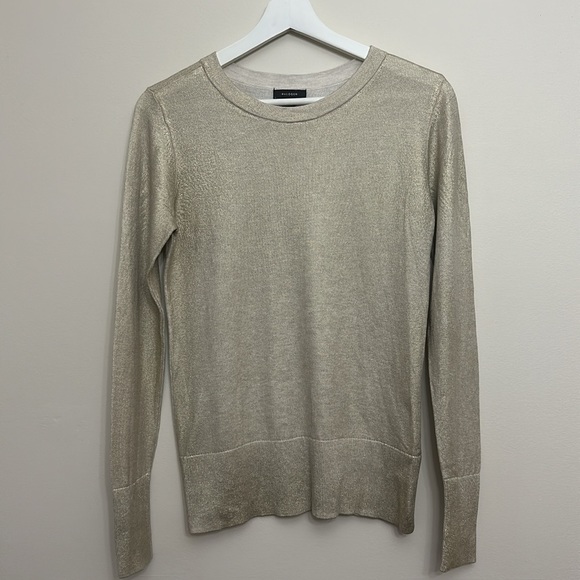 Halogen - Foil Crewneck Cotton Top - Size Small - Picture 4 of 7